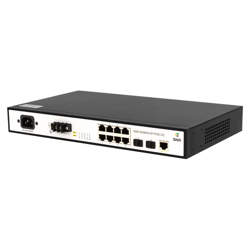 Управляемый POE коммутатор уровня 2 SNR-S2985G-8T-POE-DC