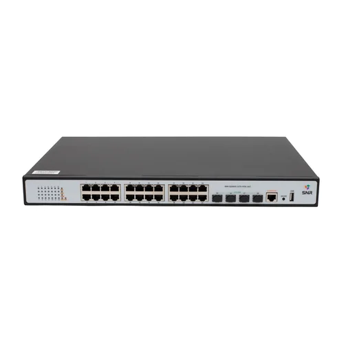 Управляемый PoE коммутатор уровня 2 SNR-S2989G-24TX-POE-2AC
