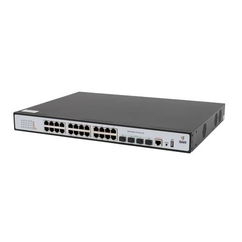 Управляемый PoE коммутатор уровня 2 SNR-S2989G-24TX-POE-2AC