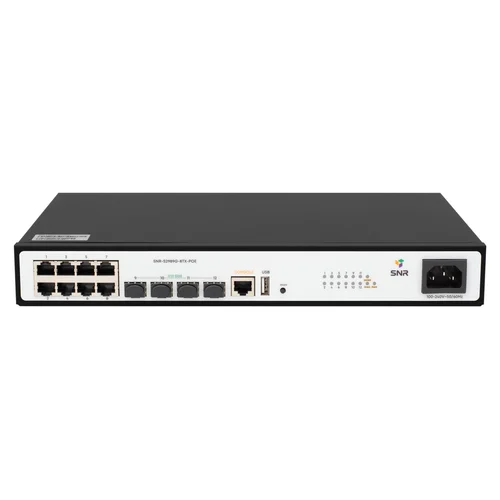 Управляемый PoE коммутатор уровня 2 SNR-S2989G-8TX-POE