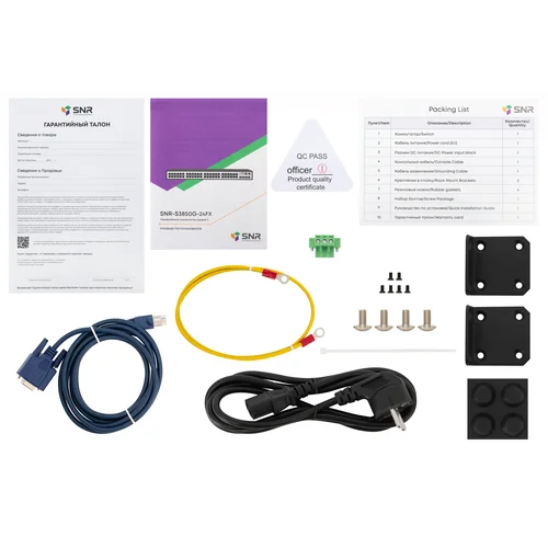 Управляемый коммутатор уровня 3 SNR-S3850G-24FX-UPS