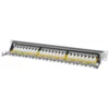 Коммутационная панель SNR, 19" экранированная, 1U, 24 порта, cat.6, горизонтальная заделка