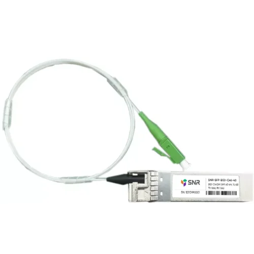 Модуль SFP CWDM оптический двунаправленный (BIDI), дальность до 40км (16dB), 1450нм