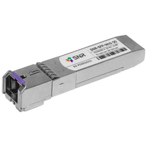 Модуль SFP WDM, дальность до 20км (12dB), 1490/1310nm