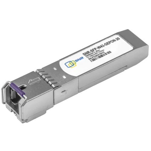 Модуль SFP WDM GEPON, дальность до 20км (32dB), Tx/Rx: 1490/1310нм