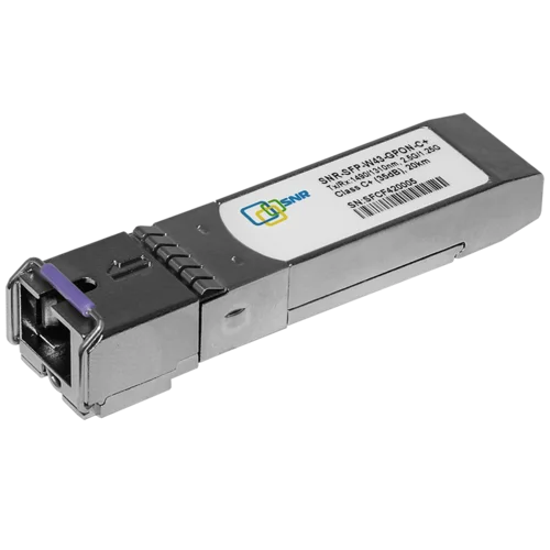 Модуль SFP WDM GPON, дальность до 20км (35dB), Tx/Rx: 1490/1310нм