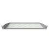 Полка консольная для шкафов глубиной 400мм, (глубина полки 200мм) распределенная нагрузка 20кг, цвет-серый (SNR-SHELF-04020-20GC)