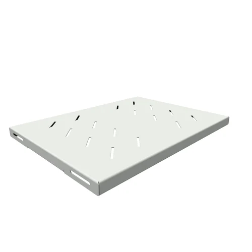 Полка стационарная усиленная для шкафов глубиной 600мм, (глубина полки 350мм) распределенная нагрузка 120кг, цвет-cерый (SNR-SHELF-06035-120G)