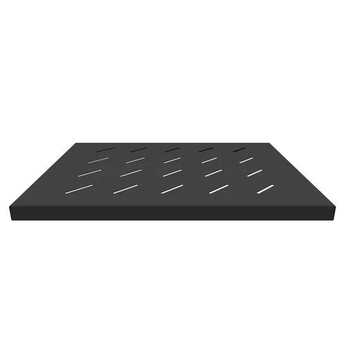 Полка стационарная для шкафов глубиной 600мм, (глубина полки 350мм) распределенная нагрузка 20кг, цвет-черный (SNR-SHELF-06035-20B)