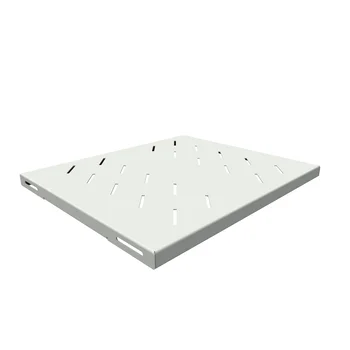 Полка стационарная усиленная для шкафов глубиной 600мм, (глубина полки 400мм) распределенная нагрузка 120кг, цвет-серый (SNR-SHELF-06040-120G)