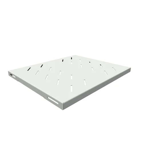 Полка стационарная усиленная для шкафов глубиной 600мм, (глубина полки 400мм) распределенная нагрузка 120кг, цвет-серый (SNR-SHELF-06040-120G)