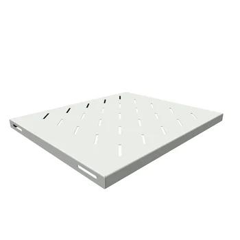 Полка стационарная для шкафов глубиной 600мм, (глубина полки 400мм) распределенная нагрузка 20кг, цвет-серый (SNR-SHELF-06040-20G)