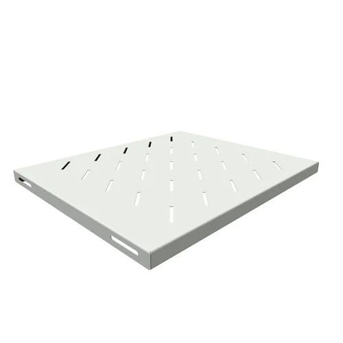 Полка стационарная для шкафов глубиной 600мм, (глубина полки 400мм) распределенная нагрузка 20кг, цвет-серый (SNR-SHELF-06040-20G)