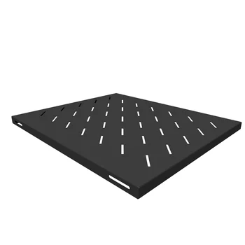 Полка стационарная для шкафов глубиной 800мм, (глубина полки 550мм) распределенная нагрузка 20кг, цвет-черный (SNR-SHELF-08055-20B)