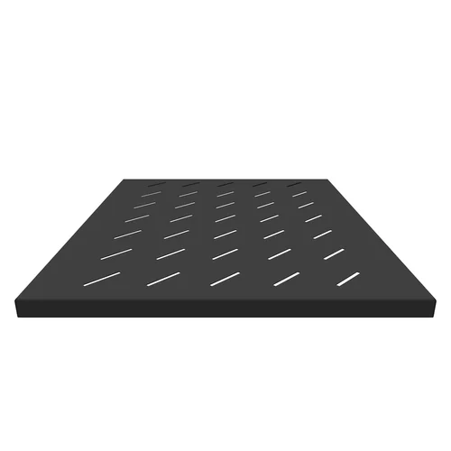 Полка стационарная усиленная для шкафов глубиной 800мм, (глубина полки 550мм) распределенная нагрузка 250кг, цвет-черный (SNR-SHELF-08055-250B) уценка