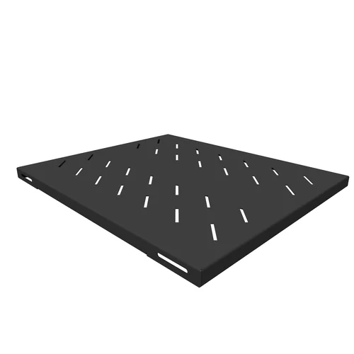 Полка стационарная усиленная для шкафов глубиной 800мм, (глубина полки 550мм) распределенная нагрузка 250кг, цвет-черный (SNR-SHELF-08055-250B)