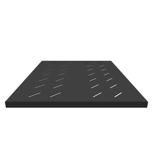 Полка стационарная усиленная для шкафов глубиной 800мм, (глубина полки 550мм) распределенная нагрузка 250кг, цвет-черный (SNR-SHELF-08055-250B)