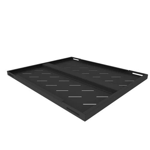 Полка стационарная усиленная для шкафов глубиной 800мм, (глубина полки 550мм) распределенная нагрузка 250кг, цвет-черный (SNR-SHELF-08055-250B)