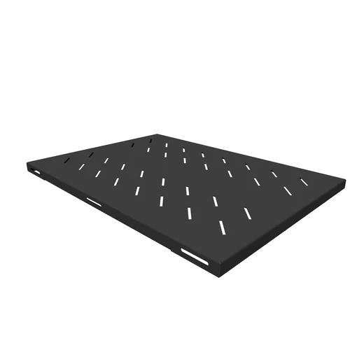 Полка стационарная усиленная для шкафов глубиной 900мм, (глубина полки 650мм) распределенная нагрузка 120кг, цвет-черный (SNR-SHELF-09065-120B)