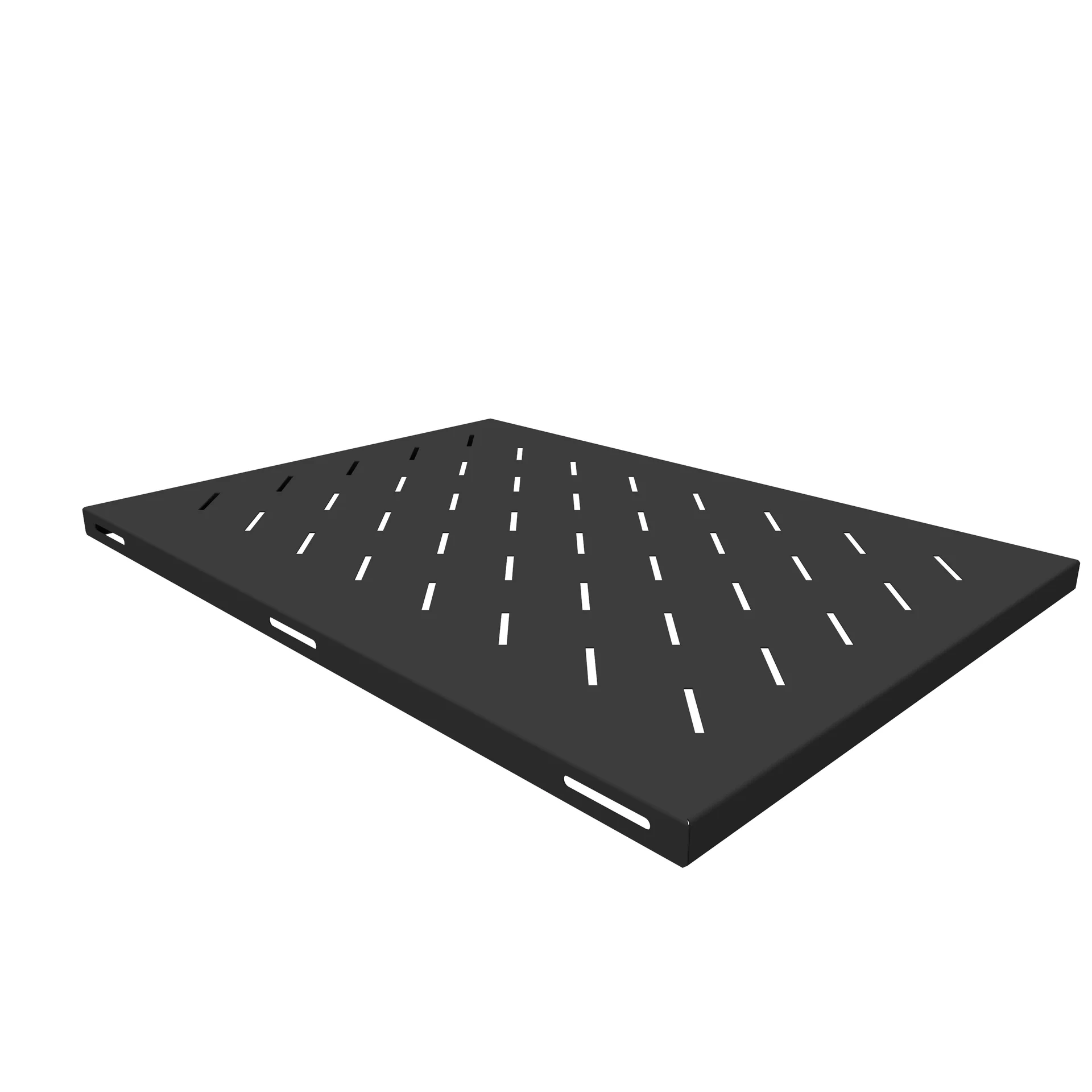 Полка стационарная для шкафов глубиной 900мм, (глубина полки 650мм) распределенная нагрузка 20кг, цвет-черный (SNR-SHELF-09065-20B)