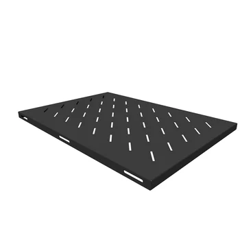 Полка стационарная для шкафов глубиной 900мм, (глубина полки 650мм) распределенная нагрузка 20кг, цвет-черный (SNR-SHELF-09065-20B)