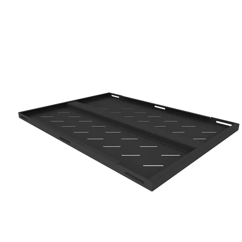 Полка стационарная усиленная в шкаф глубиной 900мм, (глубина полки 650мм) нагрузка 250кг, цвет-черный (SNR-SHELF-09065-250B)