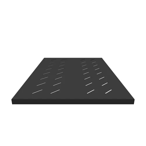 Полка стационарная усиленная в шкаф глубиной 900мм, (глубина полки 650мм) нагрузка 250кг, цвет-черный (SNR-SHELF-09065-250B)