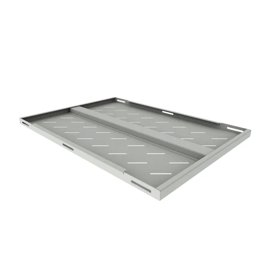 Полка стационарная усиленная в шкаф глубиной 900мм, (глубина полки 650мм) нагрузка 250кг, цвет-серый (SNR-SHELF-09065-250G)