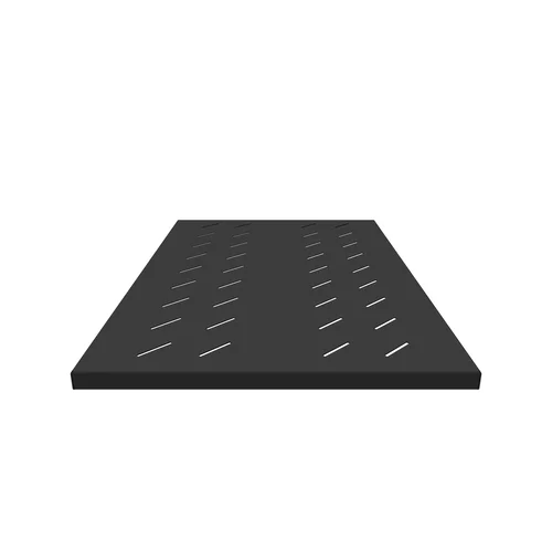 Полка стационарная усиленная для шкафов глубиной 1000мм, (глубина полки 710мм) распределенная нагрузка 120кг, цвет-черный (SNR-SHELF-10071-120B)