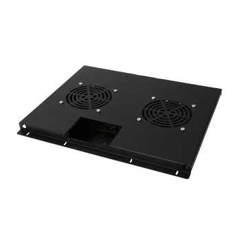 Блок вентиляторов для шкафов TFC глубиной 600мм, 2 вентилятора, черный