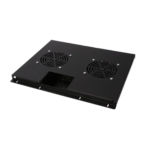 Блок вентиляторов для шкафов TFC глубиной 600мм, 2 вентилятора, черный