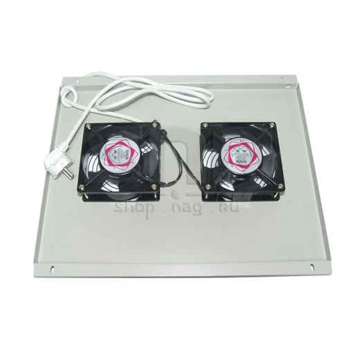 Блок вентиляторов для шкафов TFC глубиной 600мм, 2 вентилятора, серый