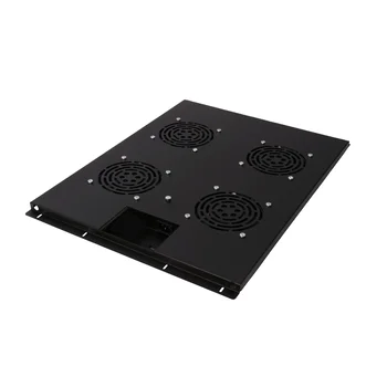 Блок вентиляторов для шкафов TFC глубиной 800мм, 4 вентилятора, черный