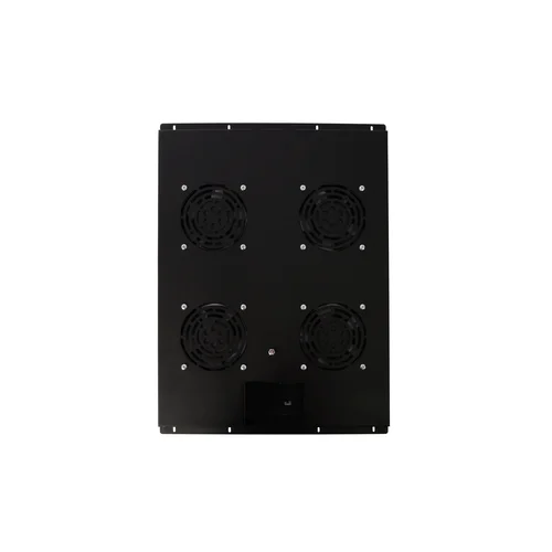 Блок вентиляторов для шкафов TFC глубиной 800мм, 4 вентилятора, черный