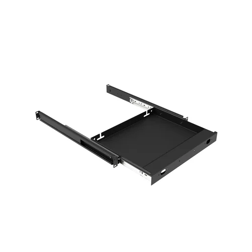 Полка 19" глубиной 550мм для клавиатуры, цвет черный