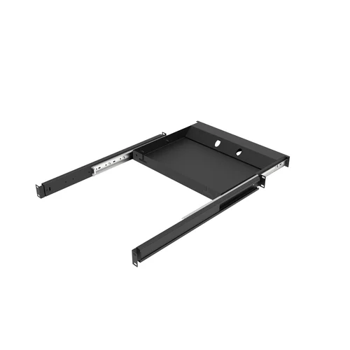 Полка 19" глубиной 550мм для клавиатуры, цвет черный