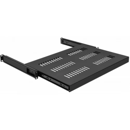 Полка выдвижная для шкафов 19" глубиной 960мм, черная (470*710*48)