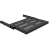 Полка выдвижная для шкафов 19" глубиной 960мм, черная (470*710*48)