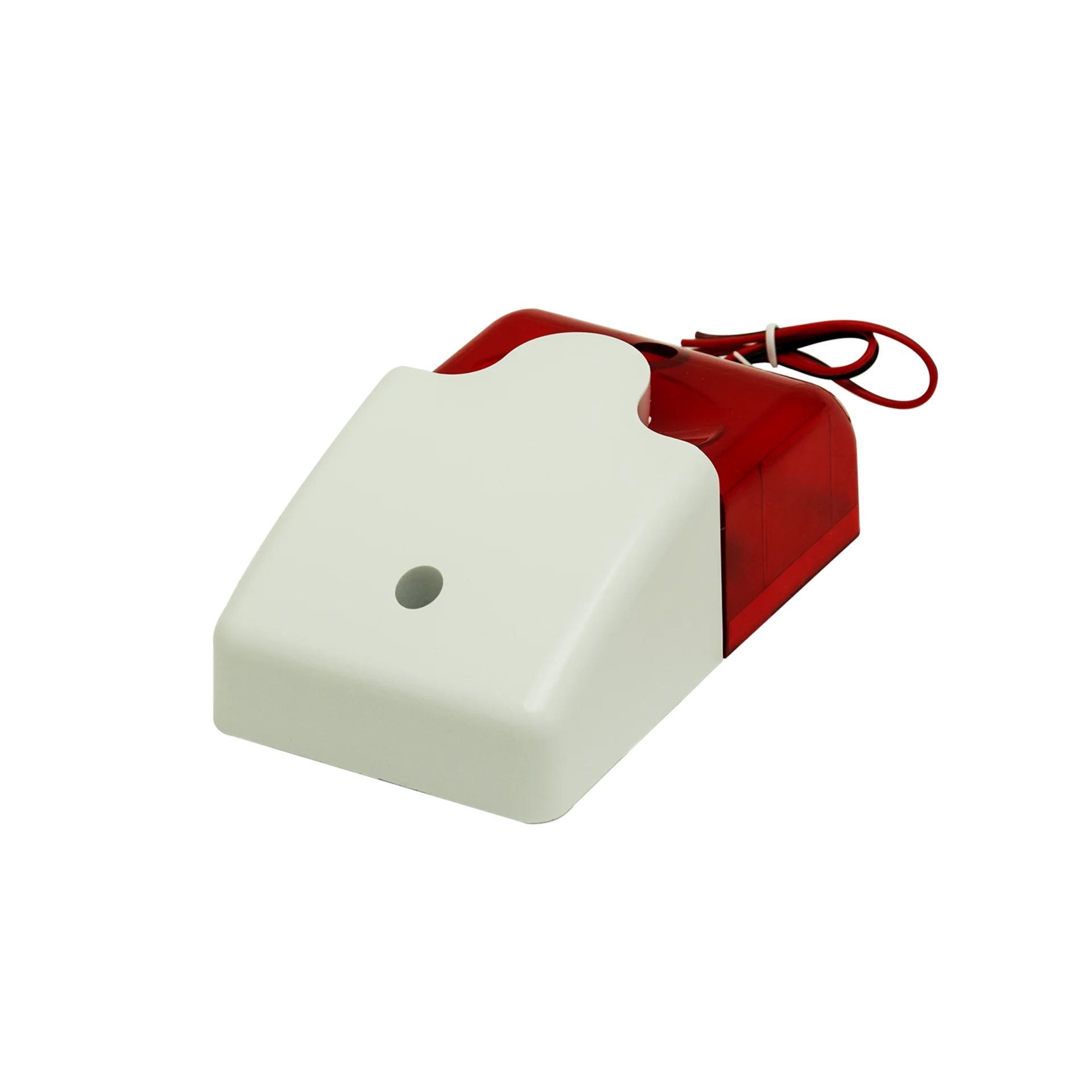 Звуковой и световой сигнализатор, сирена 110дб, красный