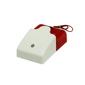 Звуковой и световой сигнализатор, сирена 110дб, красный