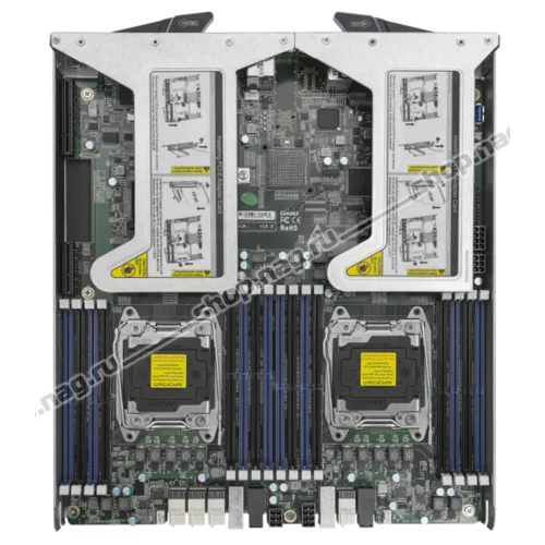 Серверная платформа SNR-SR1204R, 1U, E5-2600v4, DDR4, 4xHDD, резервируемый БП