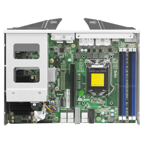 Серверная платформа SNR-SR2112R, 2U, E3-1200v6, DDR4, 12xHDD, резервируемый БП