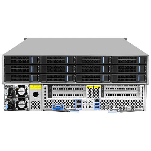 Серверная платформа SNR-SR4236R, 4U, E5-2600v4, DDR4, 36xHDD, резервируемый БП