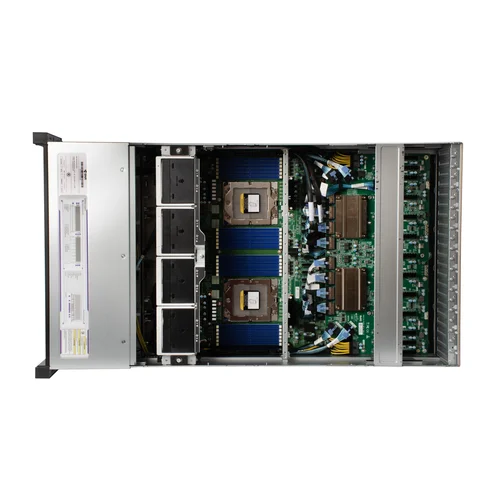 Серверная платформа SNR-SR4410LEG, 4U, AMD EPYC Gen4,5, DDR5, 12xHDD, 10GPU, резервируемый БП