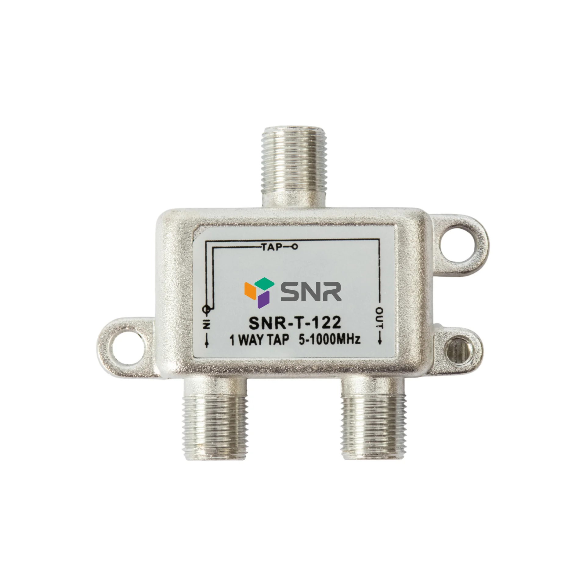 Ответвитель абонентский SNR-T-122 на 1 отвод вносимое затухание IN-TAP 22dB.