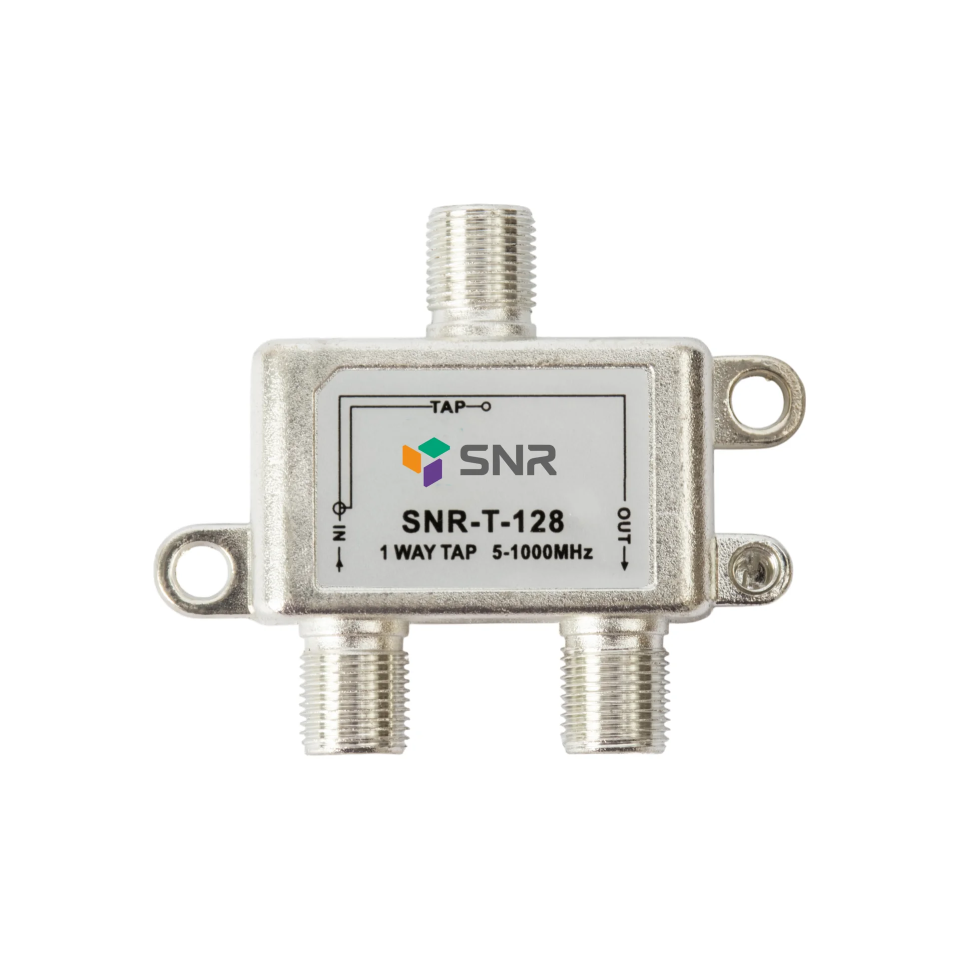 Ответвитель абонентский SNR-T-128 на 1 отвод вносимое затухание IN-TAP 28dB.