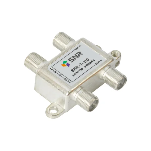 Ответвитель абонентский SNR-T-210 на 2 отвода вносимое затухание IN-TAP 10dB.