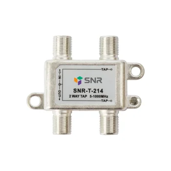Ответвитель абонентский SNR-T-214 на 2 отвода, вносимое затухание IN-TAP 14dB.