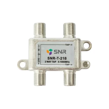 Ответвитель абонентский SNR-T-218 на 2 отвода, вносимое затухание IN-TAP 18dB.