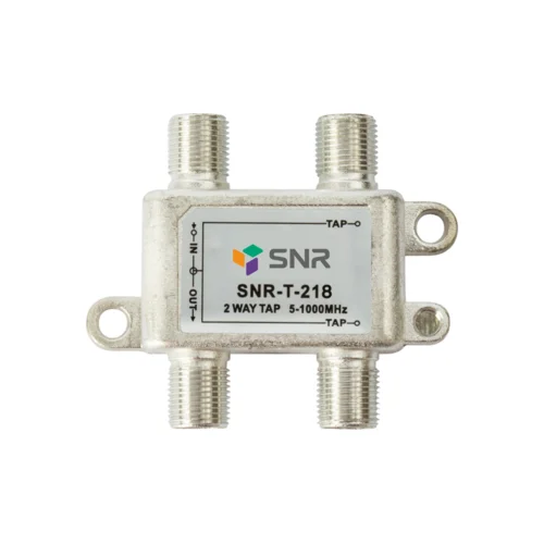 Ответвитель абонентский SNR-T-218 на 2 отвода, вносимое затухание IN-TAP 18dB.